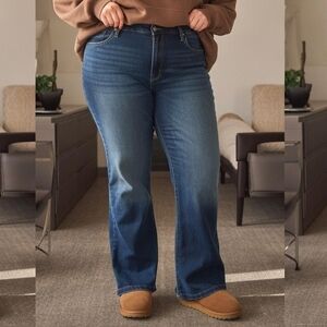 Lee Women's Dark Blue Flare Jeans